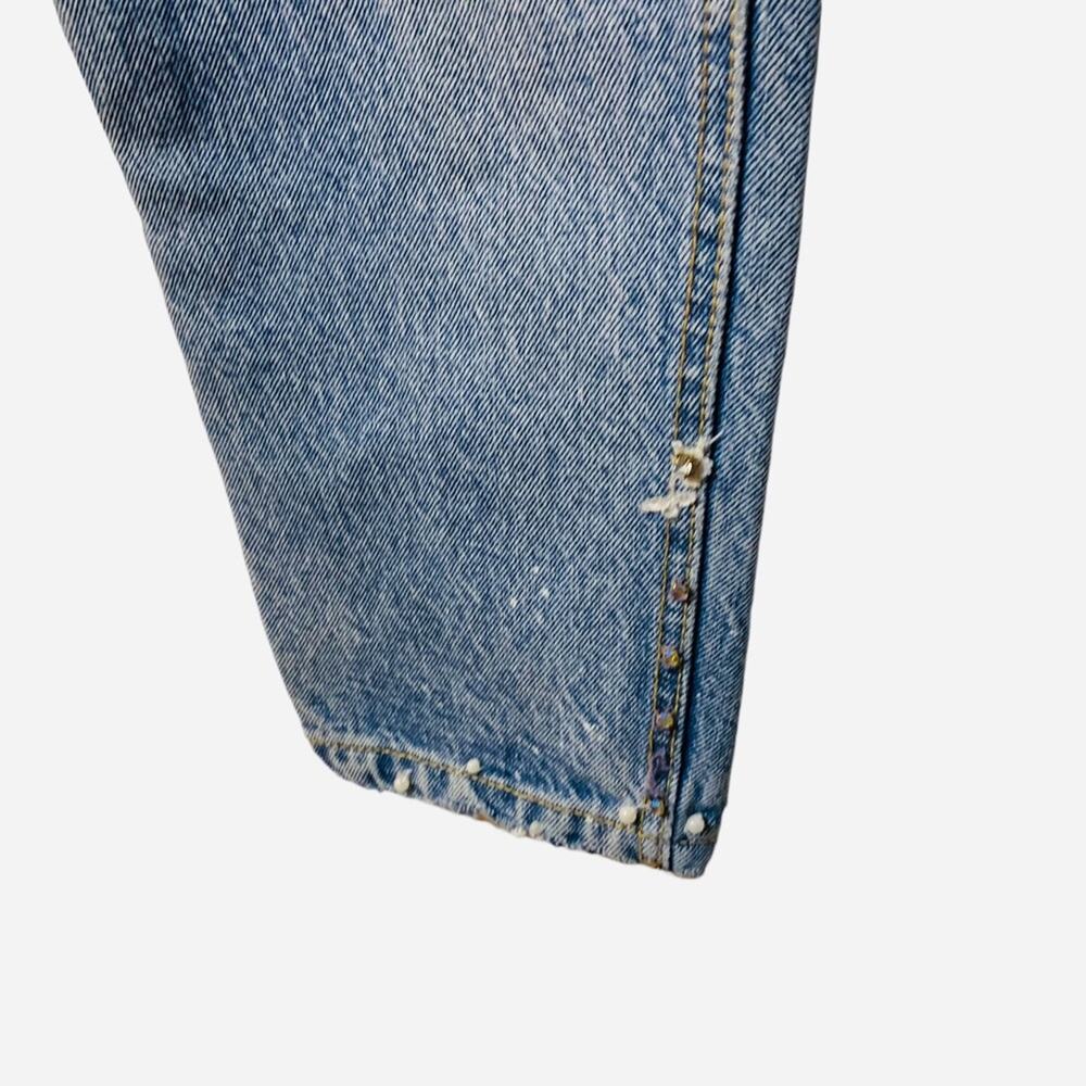 Guess 80s jeans side zip super high rise upcycled jeans - Picture 9 of 16
